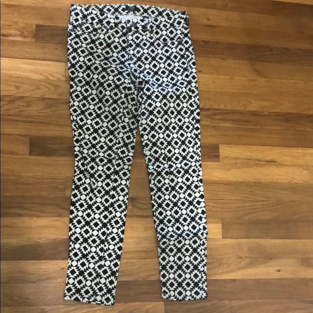 Jcrew geometric jeans